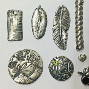 Silver Clay Made, Silver Clay Sterling, Handmade Silver Clay